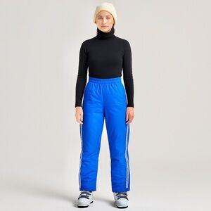 Vintage Network Blue Nylon Track Pants | Size M